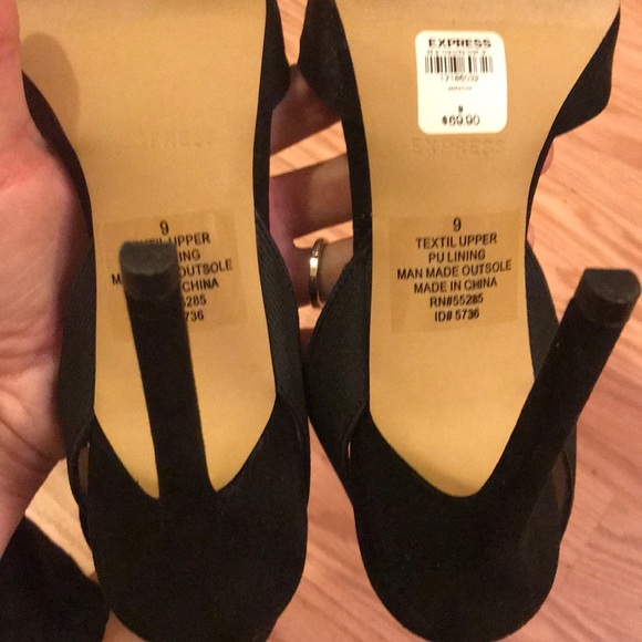 Pointy open back stiletto ankle strap - Picture 3 of 3